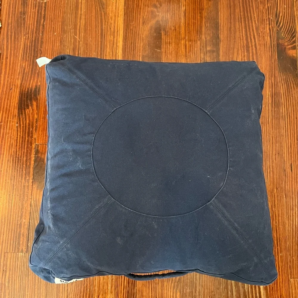 Shinola Filson Blue Cotton Floor Pillow